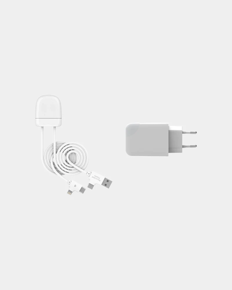 Pack cargador rápido 65W con tracker para personalizar