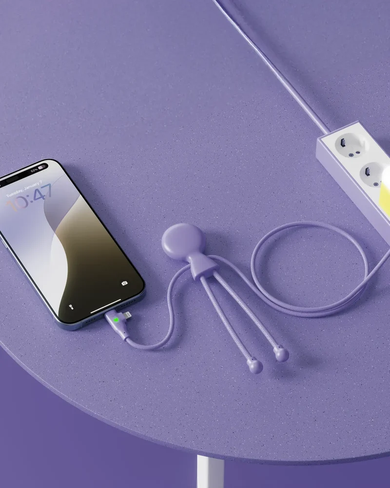 Cable de carga 3 en 1 60W Mr Bio para personalizar