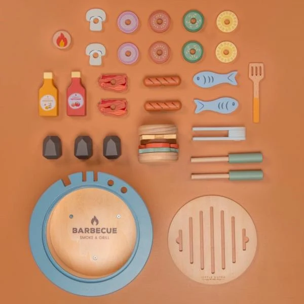 Set de Barbacoa de Madera Little Dutch