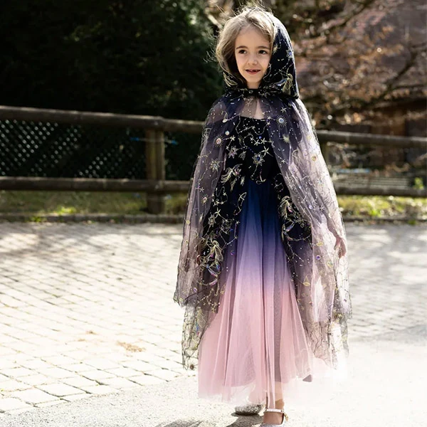 Vestido Hechicera Crepúsculo 5-6 Años Great Pretenders