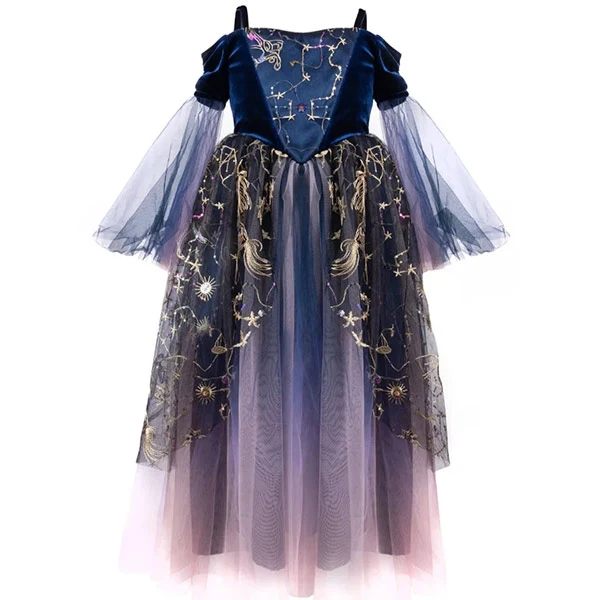 Vestido Hechicera Crepúsculo 5-6 Años Great Pretenders