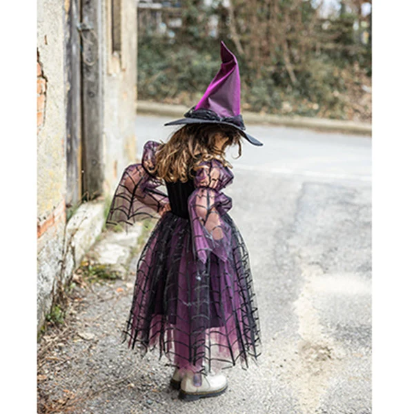Disfraz Vestido Bruja Amethyst Araña 3-4 Años Great Pretenders