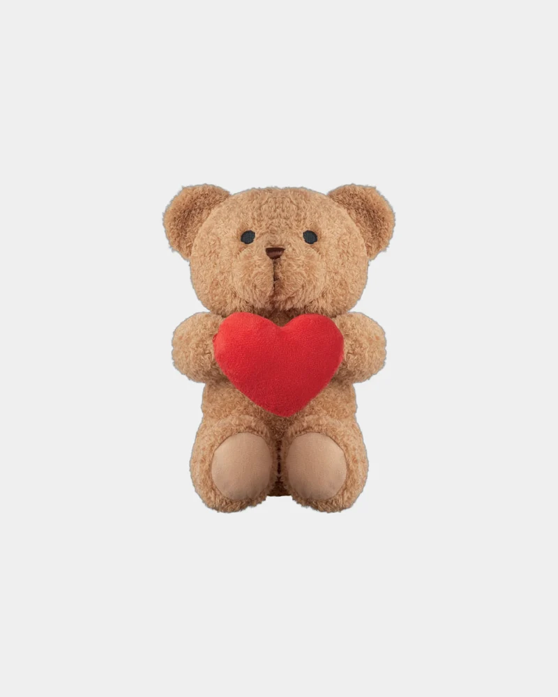 Osito de peluche con corazón 23 cm para personalizar