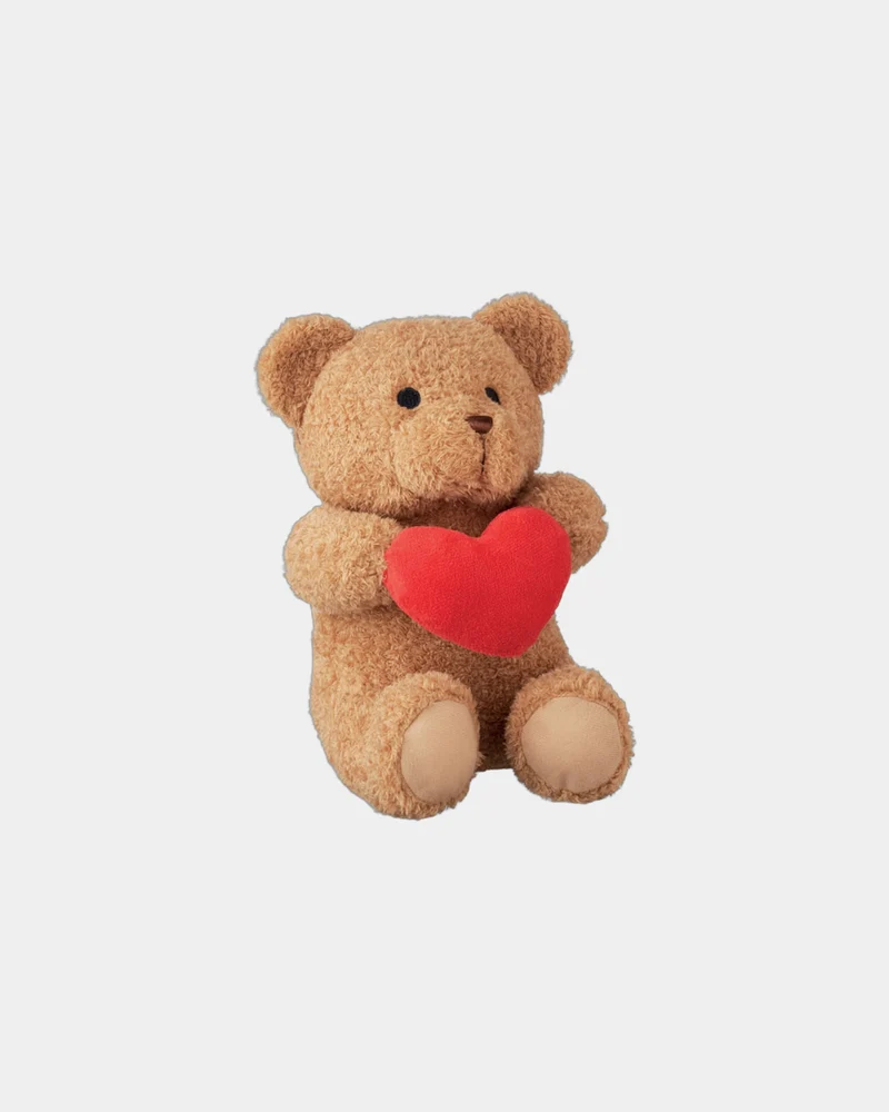 Osito de peluche con corazón 23 cm para personalizar