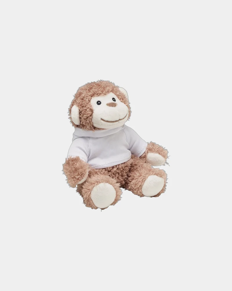 Peluche mono con capucha Lenny para personalizar