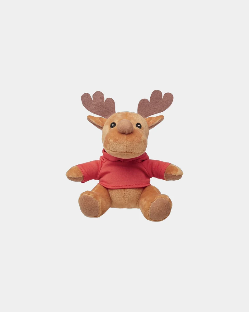Reno de peluche con capucha extraíble para personalizar