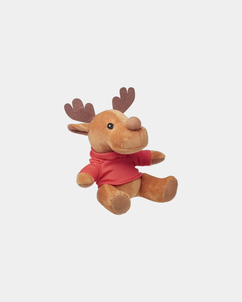Reno de peluche con capucha extraíble para personalizar