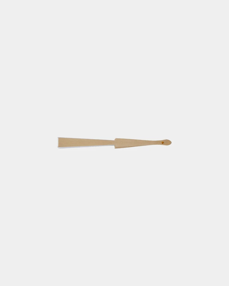 Abanico de madera y poliéster Manuela para personalizar