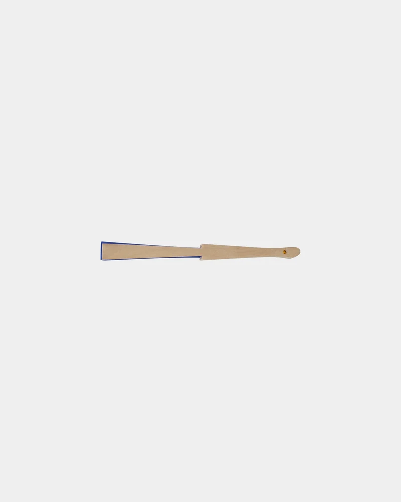 Abanico de madera y poliéster Manuela para personalizar