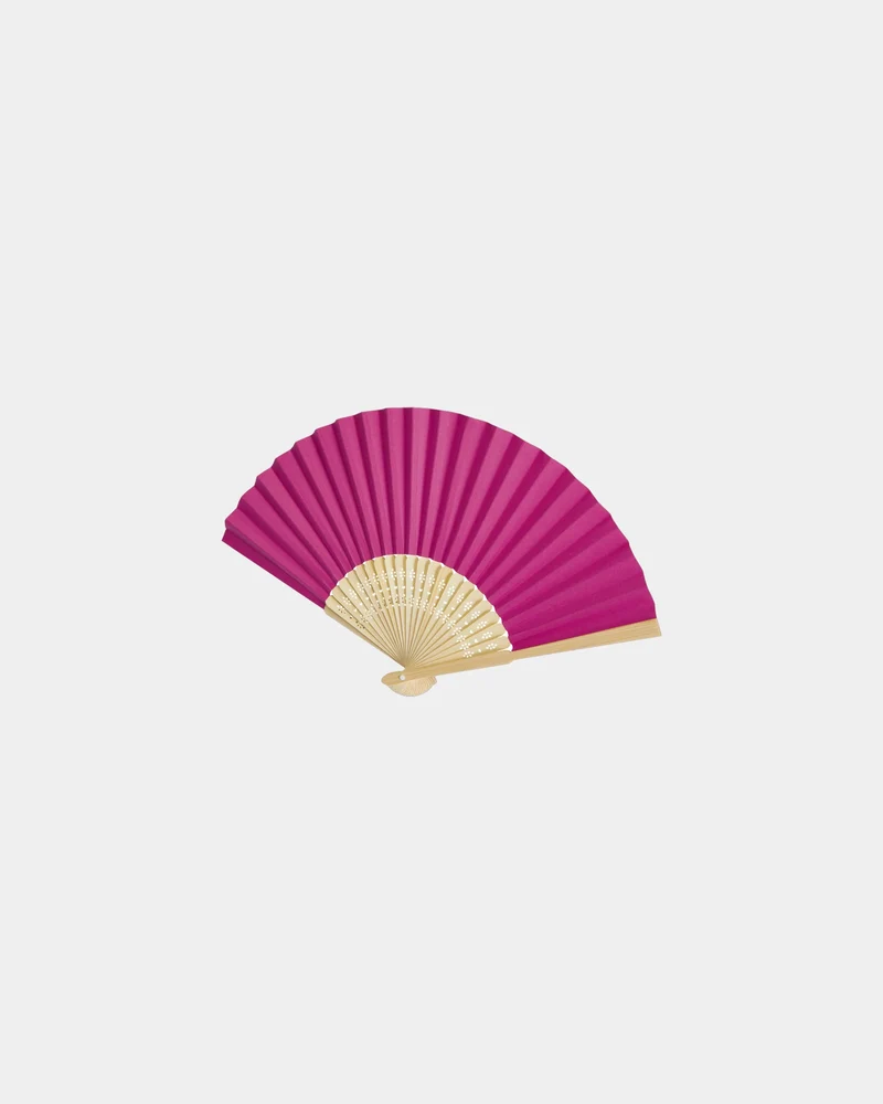 Abanico de bambú Carmen para personalizar