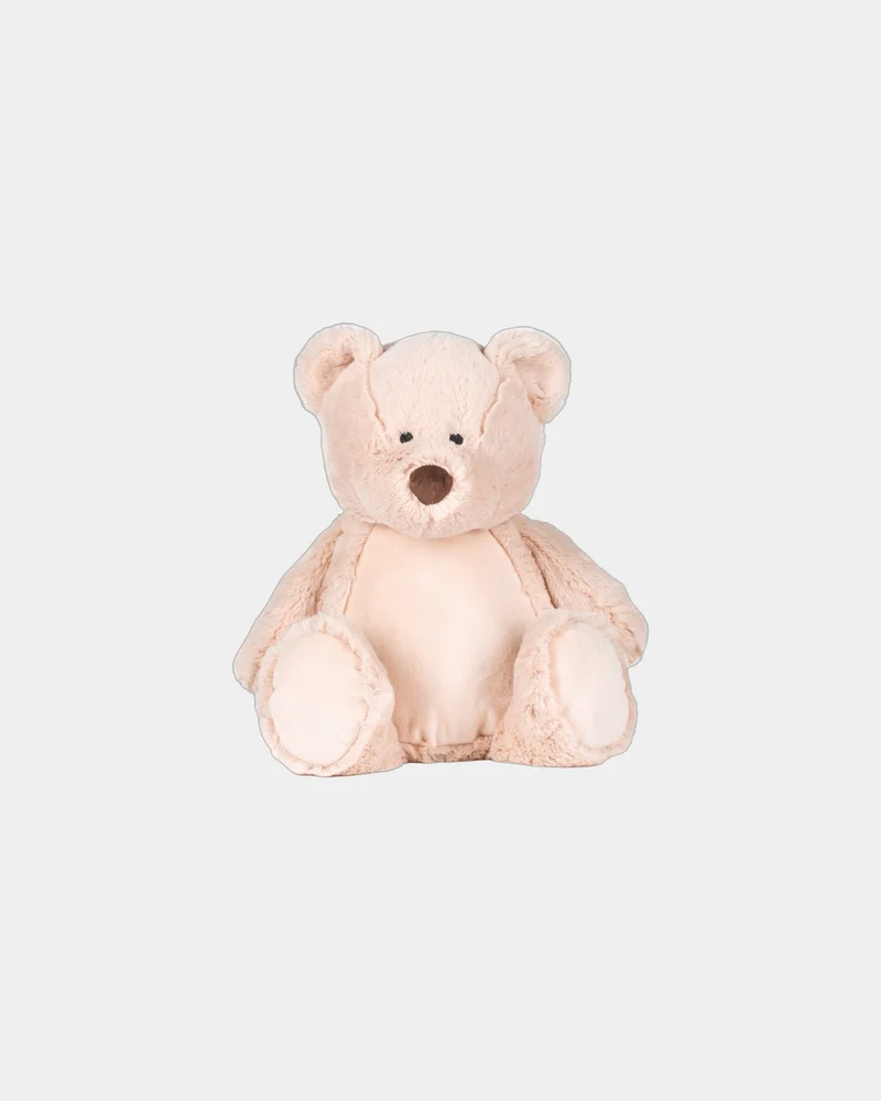 Peluche oso con cremallera 45 cm para personalizar