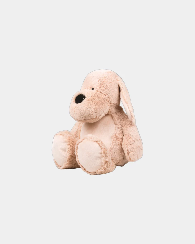 Peluche de perro con cremallera 45 cm para personalizar