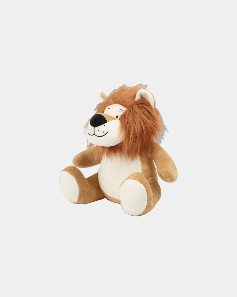 Peluche zippada león 42 cm para personalizar