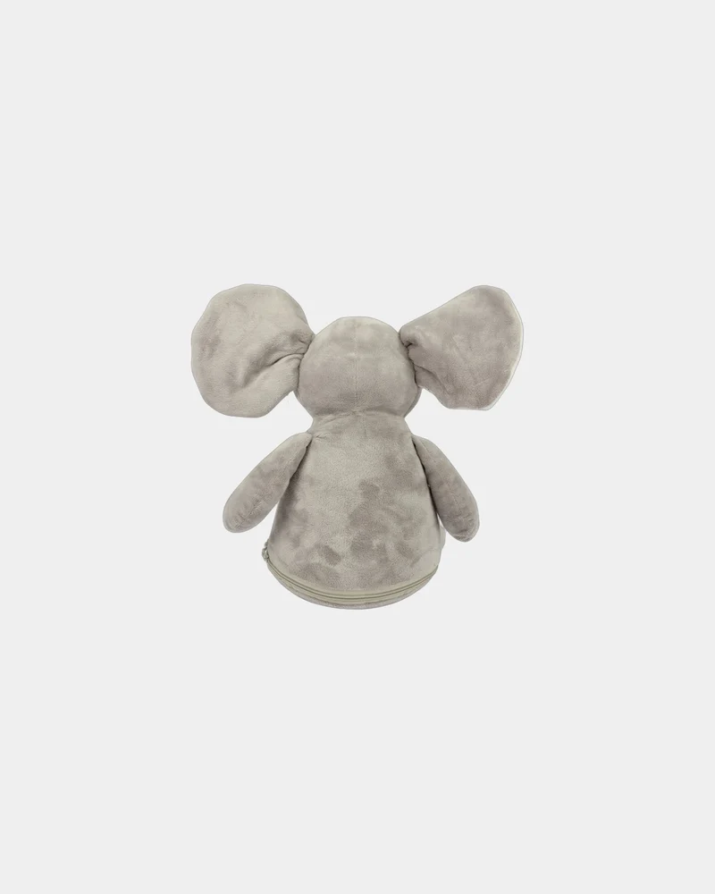 Peluche elefante con cremallera 46 cm para personalizar