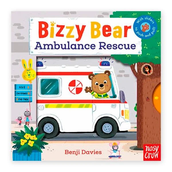 Libro Bizzy Bear Ambulance Rescue Osito Tito Inglés