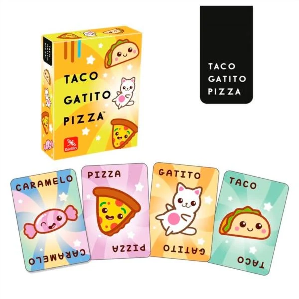 Juego Taco, Gatito, Pizza - Cartas