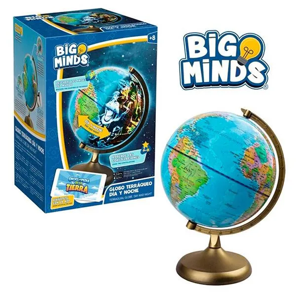 Globo Terráqueo Día y Noche