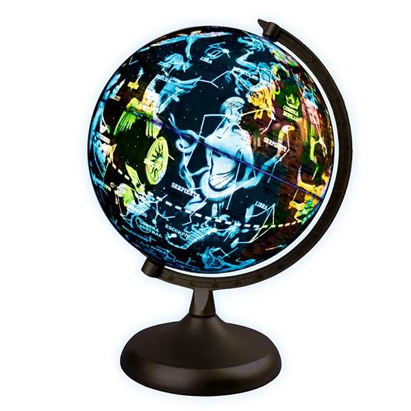 Globo Terráqueo Día y Noche