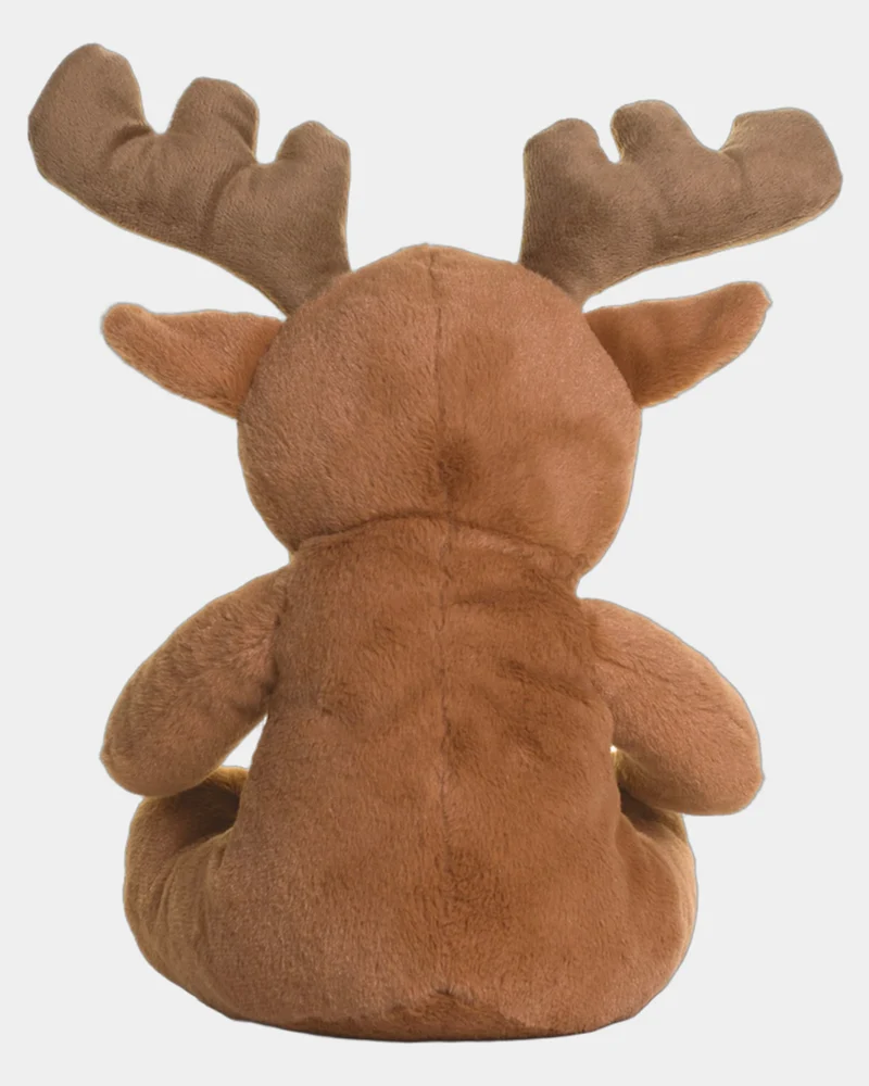 Peluche reno de poliéster 30 cm para personalizar