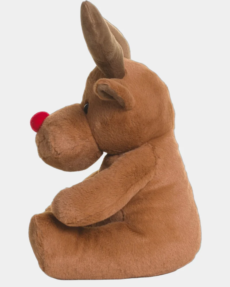 Peluche reno de poliéster 30 cm para personalizar