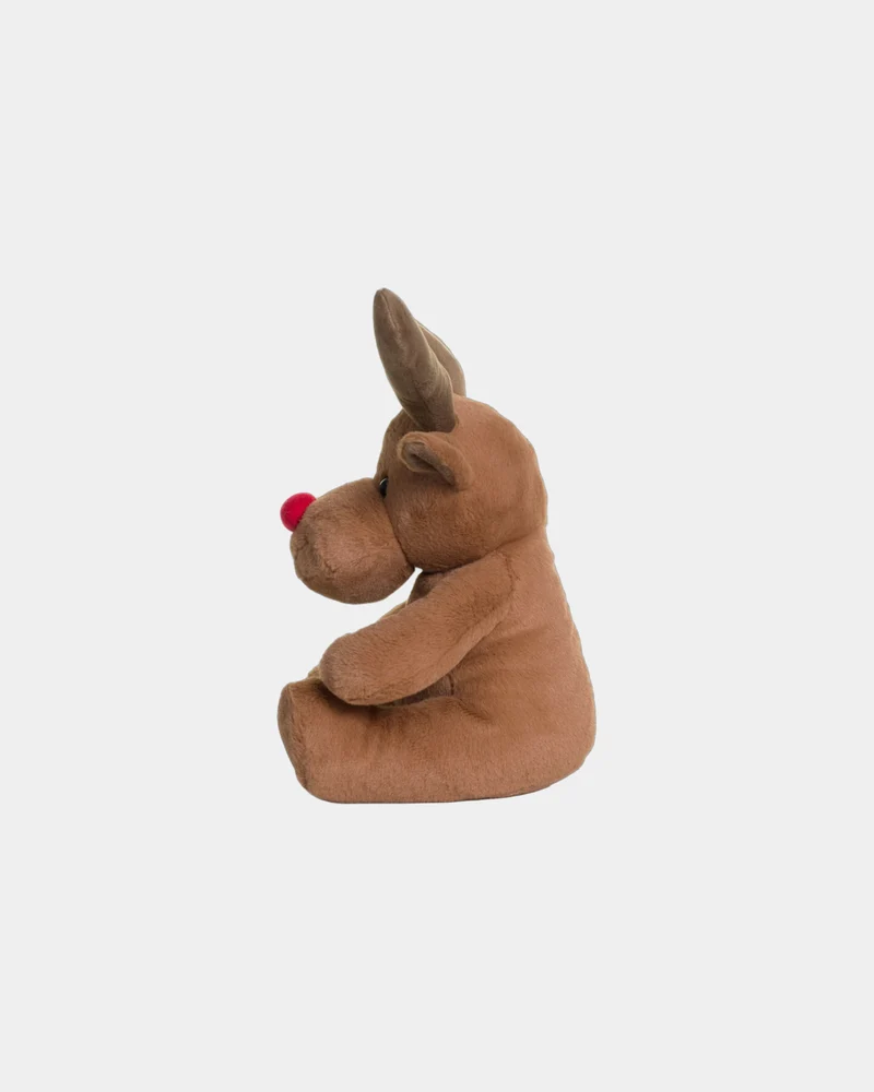 Peluche reno de poliéster 30 cm para personalizar