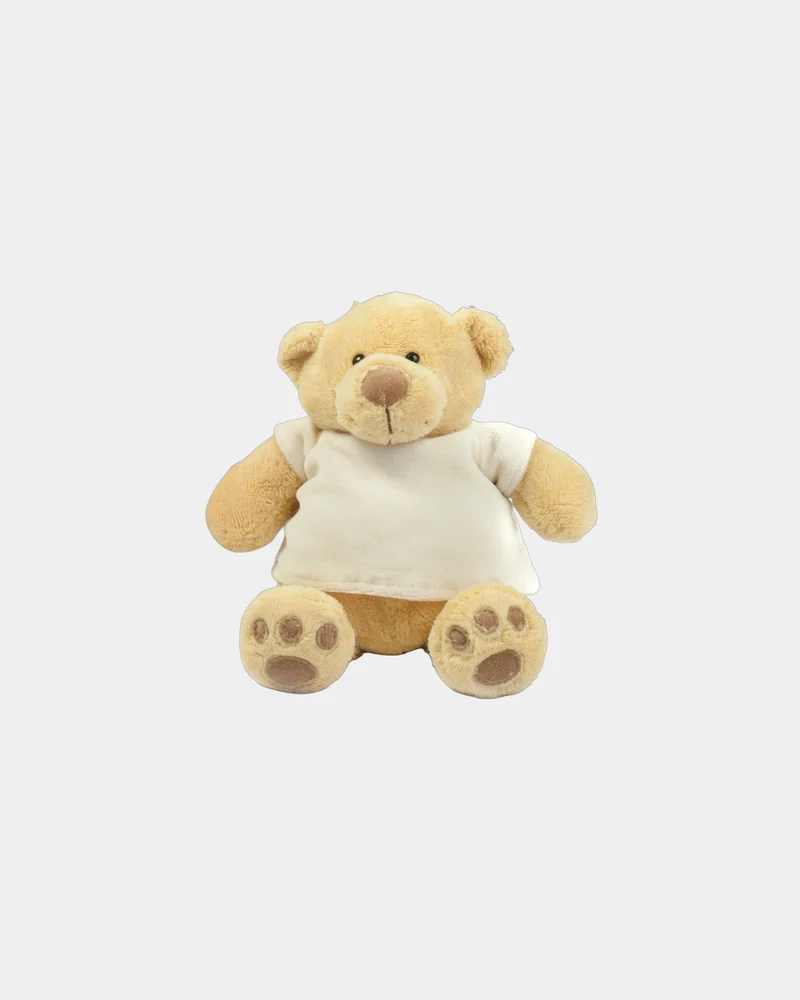 Peluche oso con camiseta de terciopelo para personalizar