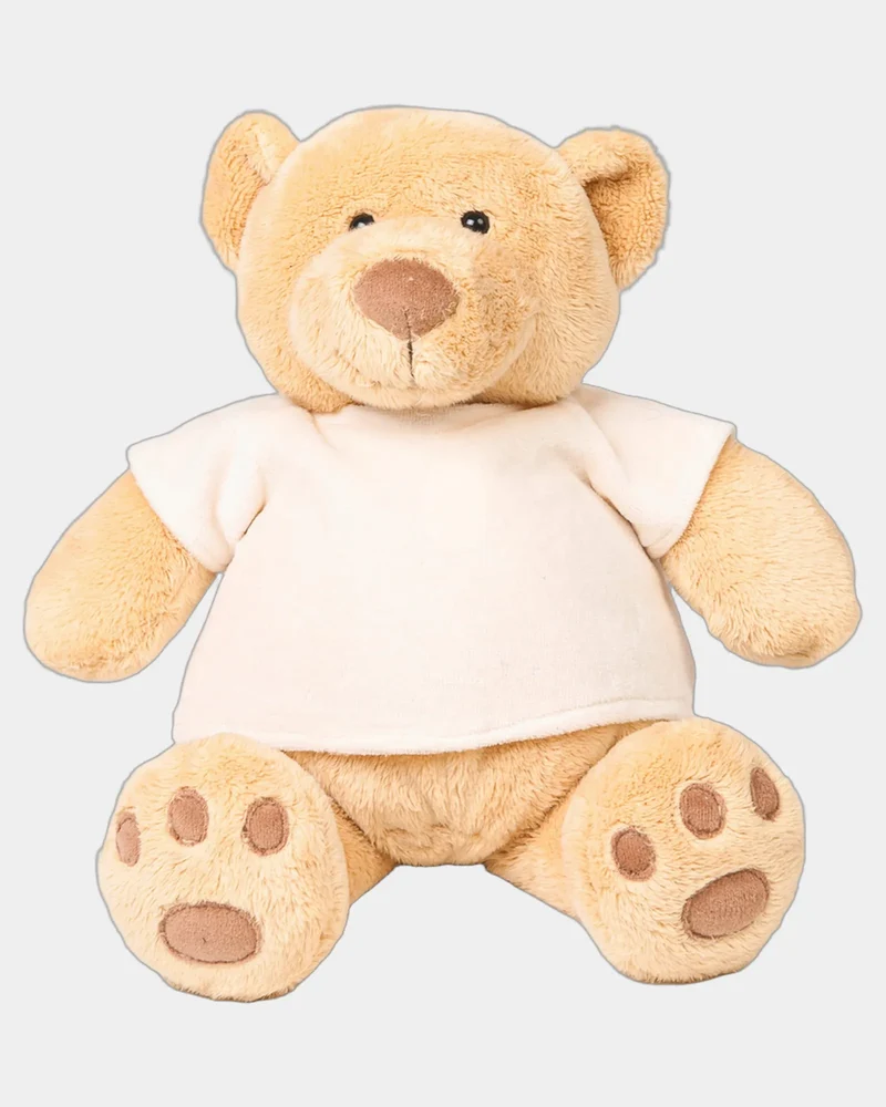 Peluche oso con camiseta de terciopelo para personalizar