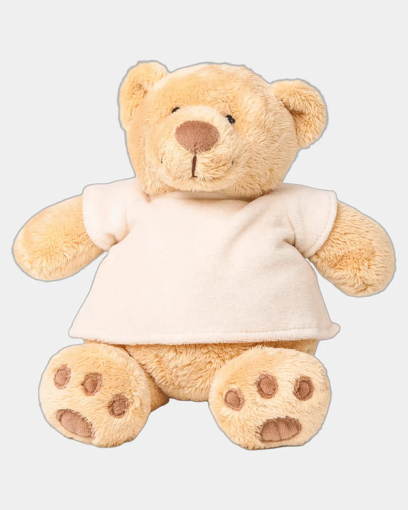 Peluche oso con camiseta de terciopelo para personalizar