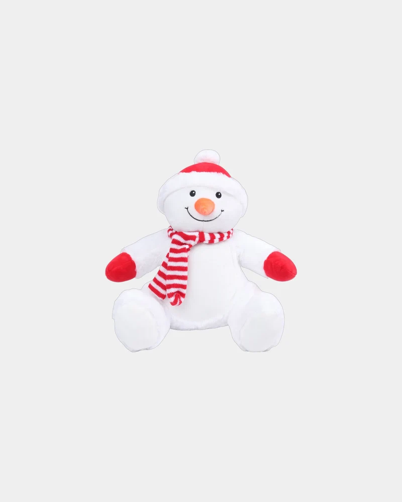 Peluche muñeco de nieve 44 cm para personalizar