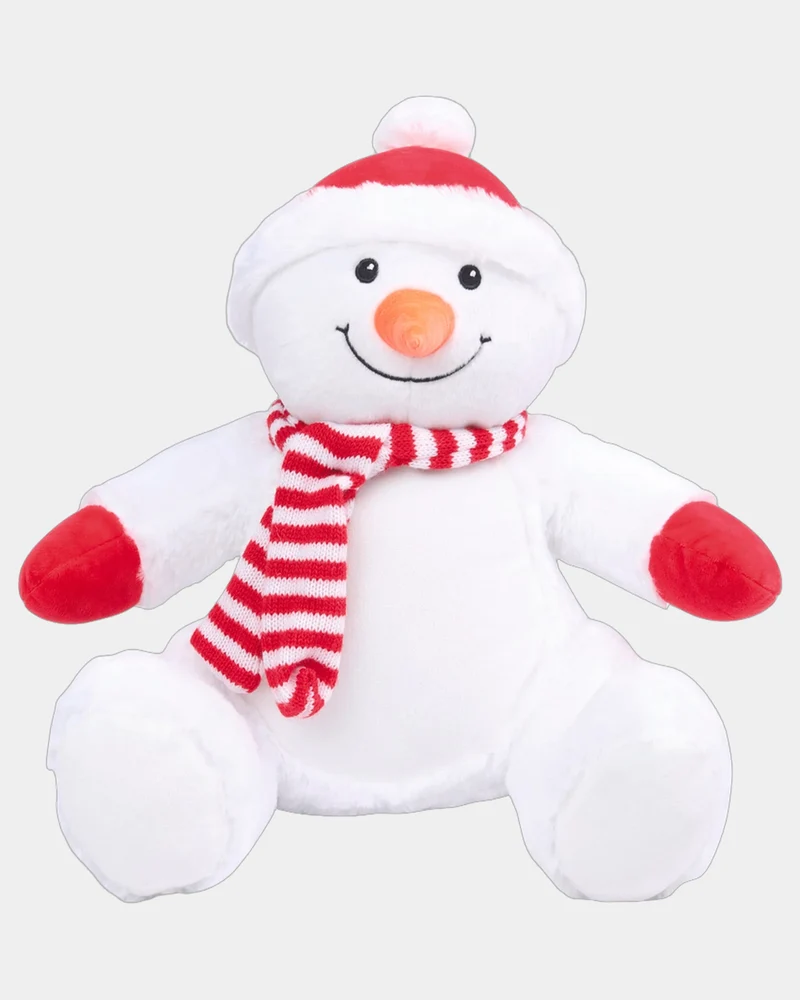 Peluche muñeco de nieve 44 cm para personalizar