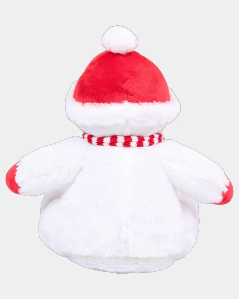 Peluche muñeco de nieve 44 cm para personalizar