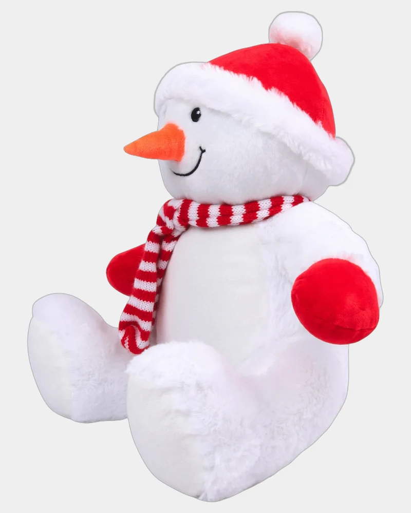 Peluche muñeco de nieve 44 cm para personalizar