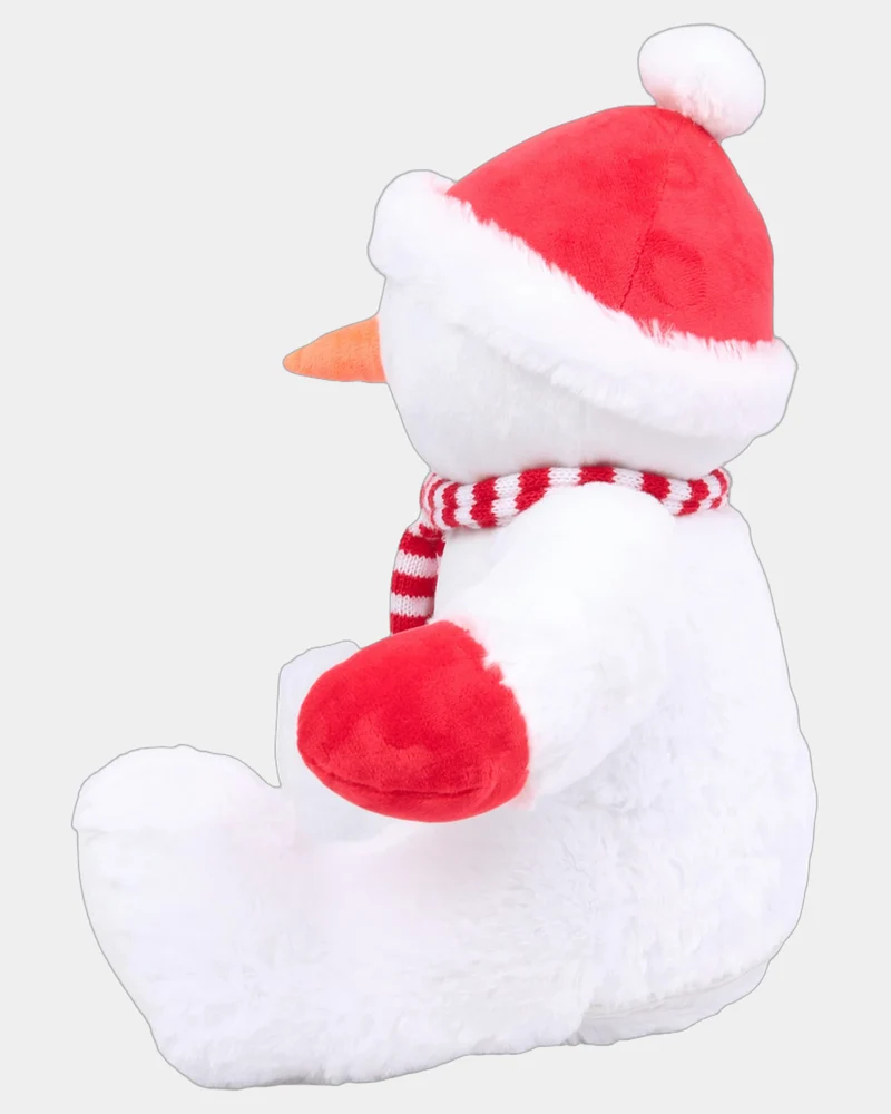 Peluche muñeco de nieve 44 cm para personalizar