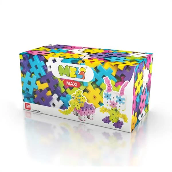 Bloques Meli Maxi Pastel 100 Piezas