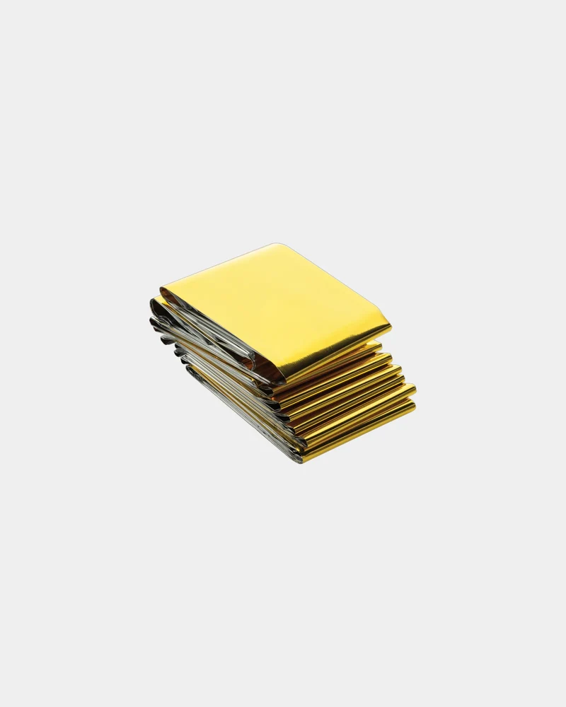 Manta de emergencia en funda rPET para personalizar