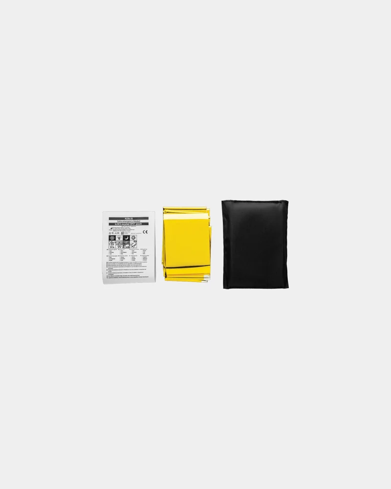Manta de emergencia en funda rPET para personalizar