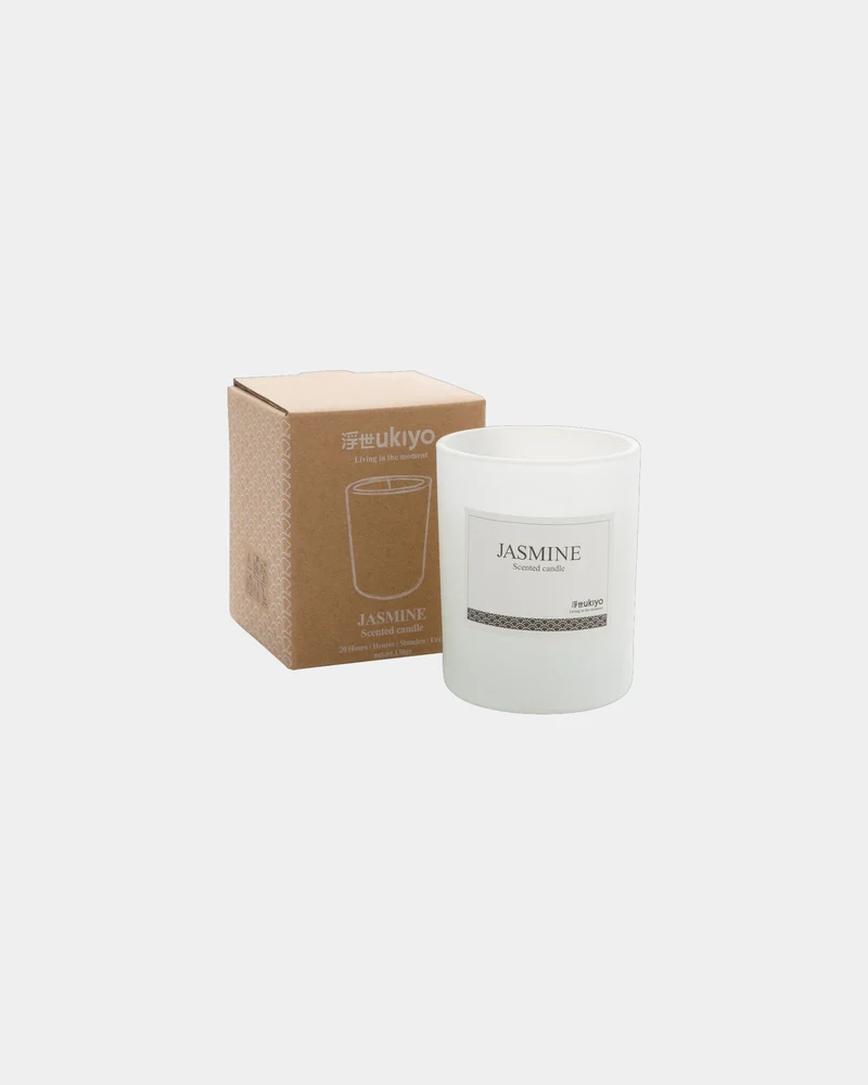 Vela perfumada de jazmín en tarro para personalizar