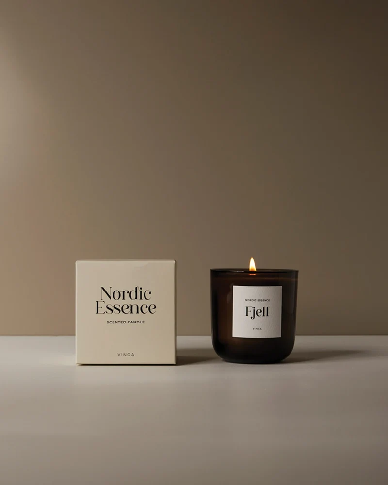 Vela perfumada Vinga Nordic cera de soja para personalizar