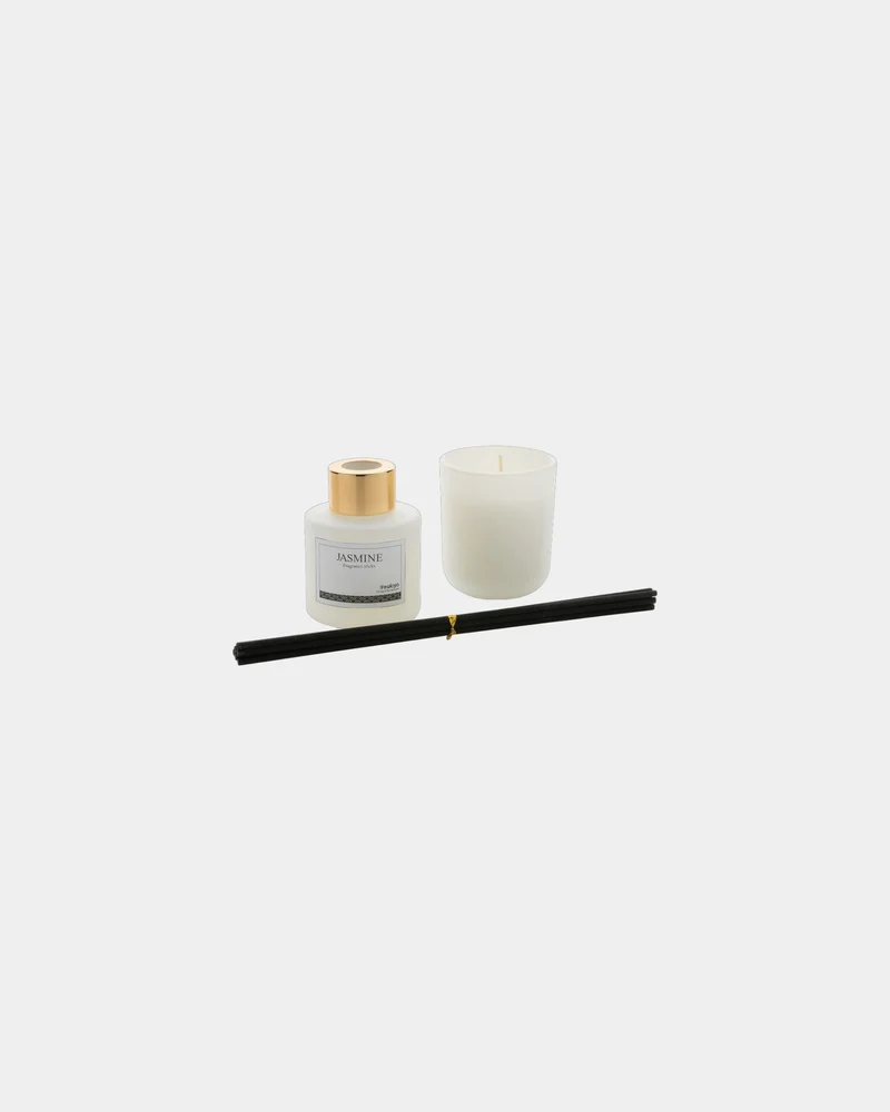 Set regalo velas y varitas jazmín para personalizar