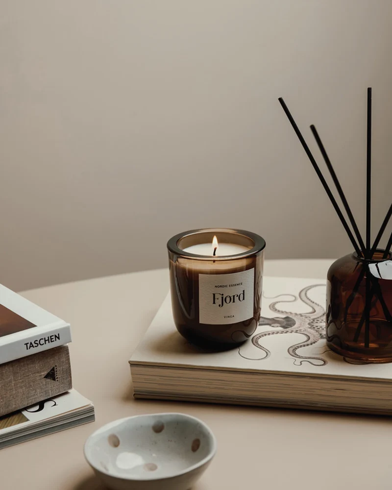 Set de vela y difusor Vinga Nordic para personalizar