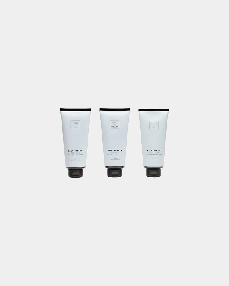 Set de baño Vinga con aceite de argán para personalizar