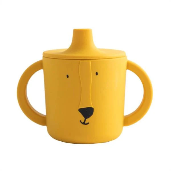 Taza Trixie León Silicona Asas