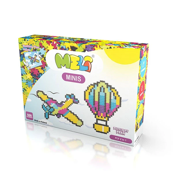 Bloques Meli Minis Tematic 2 en 1 Vuelo 500 Piezas
