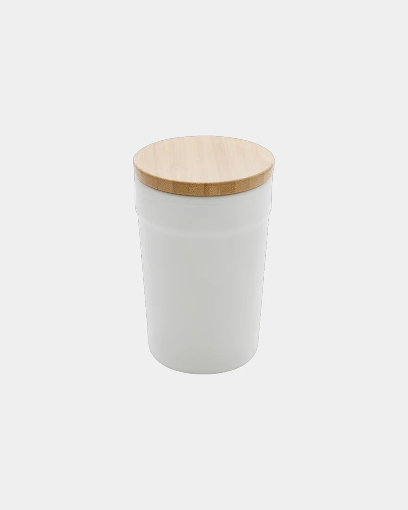 Mug reciclado GRS 300ml con tapa bambú para personalizar