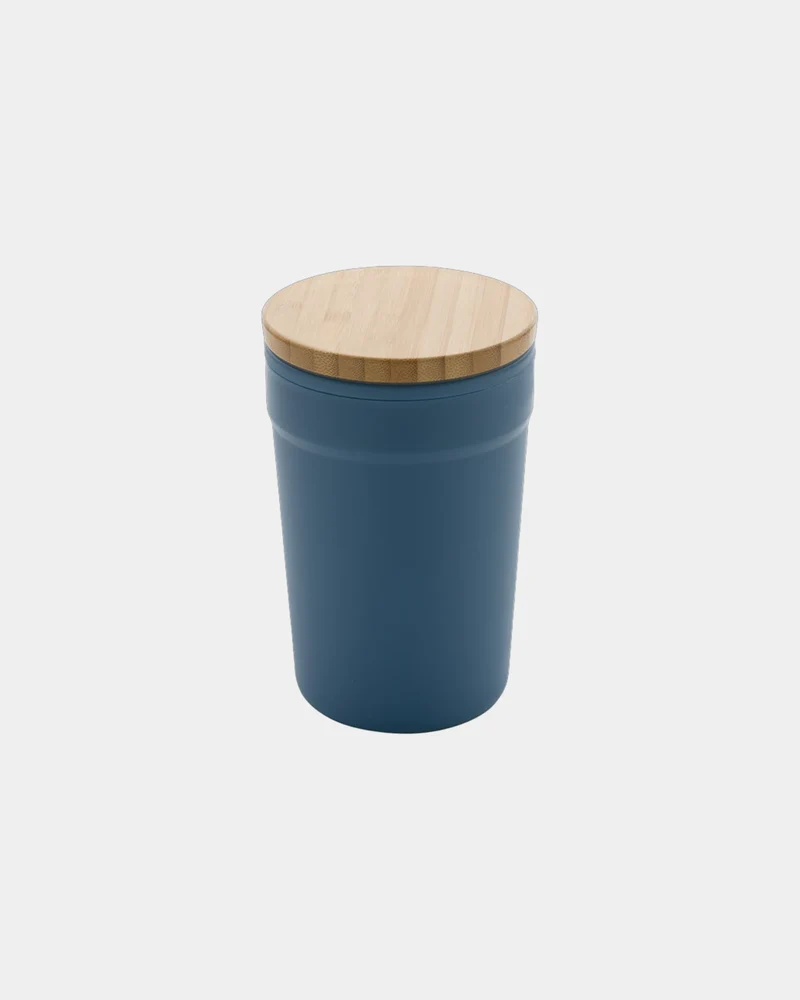 Mug reciclado GRS 300ml con tapa bambú para personalizar