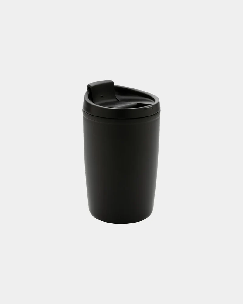Mug PP reciclado GRS 300ml con tapa para personalizar
