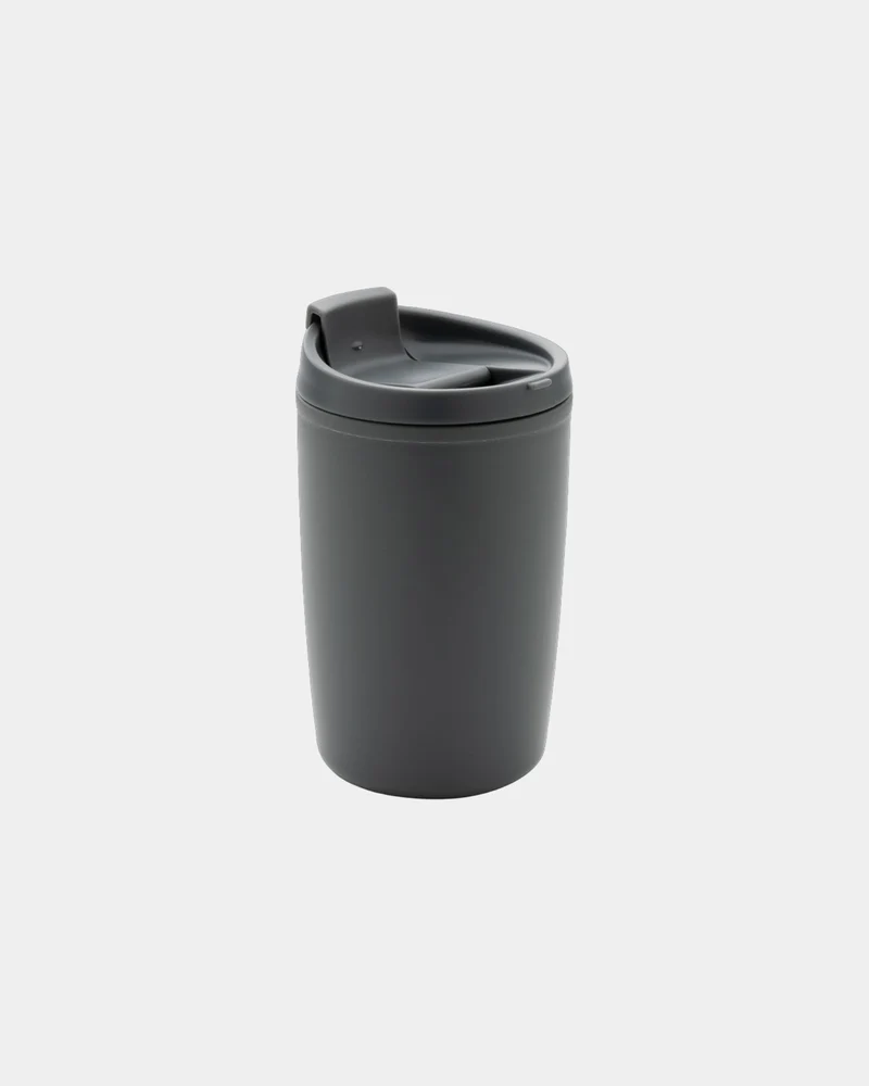 Mug PP reciclado GRS 300ml con tapa para personalizar