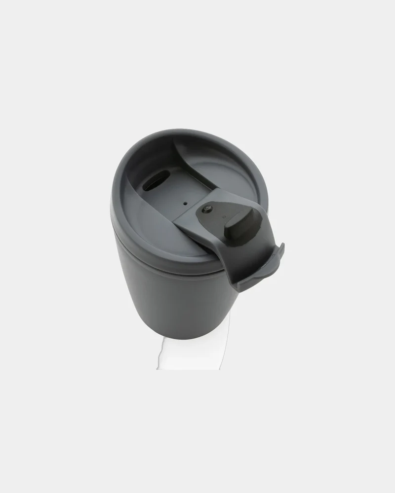 Mug PP reciclado GRS 300ml con tapa para personalizar
