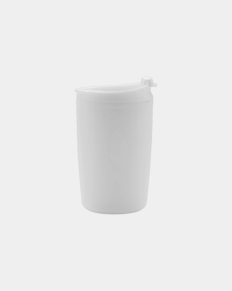 Mug PP reciclado GRS 300ml con tapa para personalizar