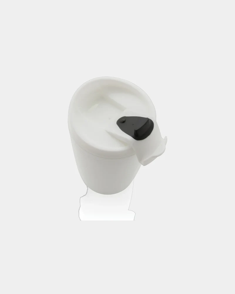 Mug PP reciclado GRS 300ml con tapa para personalizar
